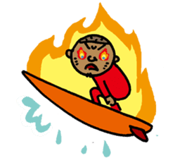 Surfer's Stamp sticker #440959