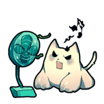 cat golem in summer sticker #441255