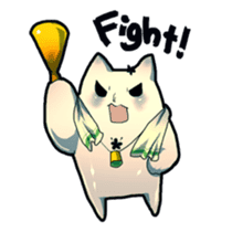 cat golem in summer sticker #441257