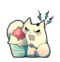 cat golem in summer sticker #441278