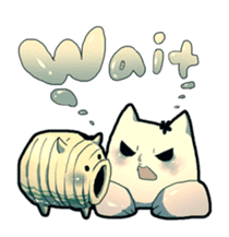 cat golem in summer sticker #441279