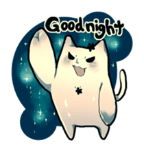 cat golem in summer sticker #441281