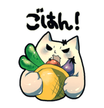 cat golem in summer sticker #441283