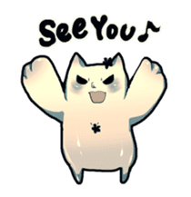 cat golem in summer sticker #441288