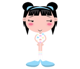 Olie, the bright and pretty girl sticker #441449