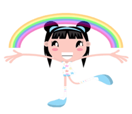 Olie, the bright and pretty girl sticker #441451