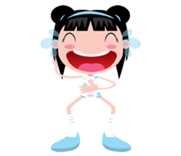 Olie, the bright and pretty girl sticker #441453