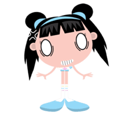 Olie, the bright and pretty girl sticker #441454