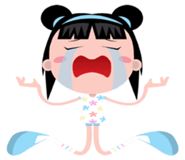 Olie, the bright and pretty girl sticker #441456