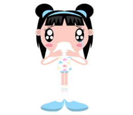 Olie, the bright and pretty girl sticker #441457