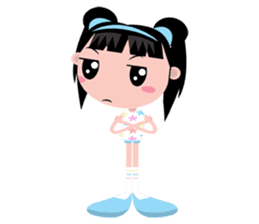 Olie, the bright and pretty girl sticker #441458