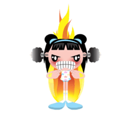 Olie, the bright and pretty girl sticker #441460