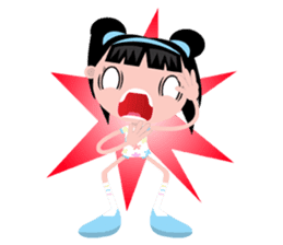 Olie, the bright and pretty girl sticker #441463