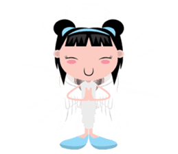 Olie, the bright and pretty girl sticker #441465