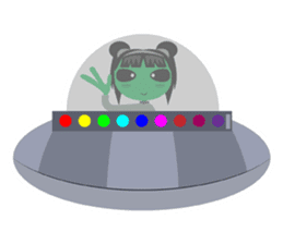 Olie, the bright and pretty girl sticker #441470