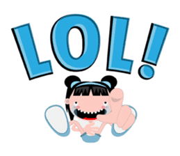 Olie, the bright and pretty girl sticker #441471