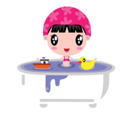 Olie, the bright and pretty girl sticker #441473