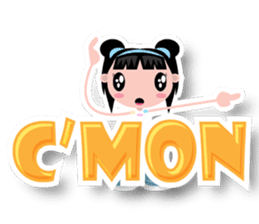 Olie, the bright and pretty girl sticker #441480