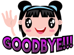 Olie, the bright and pretty girl sticker #441483