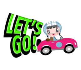 Olie, the bright and pretty girl sticker #441484