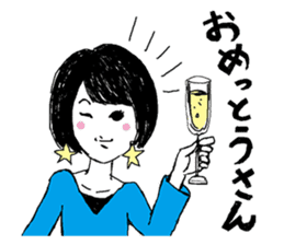 KANSAI RETRO JAPANESE GIRL sticker #442119
