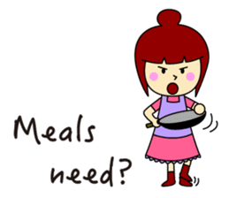 Simple sticker for mom(English) sticker #442530