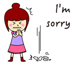 Simple sticker for mom(English) sticker #442533