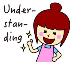 Simple sticker for mom(English) sticker #442537