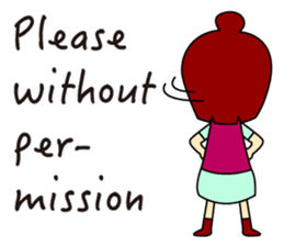 Simple sticker for mom(English) sticker #442539