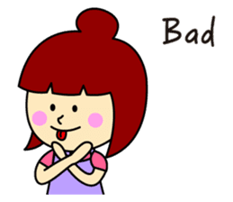 Simple sticker for mom(English) sticker #442541