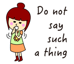 Simple sticker for mom(English) sticker #442544