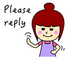 Simple sticker for mom(English) sticker #442553