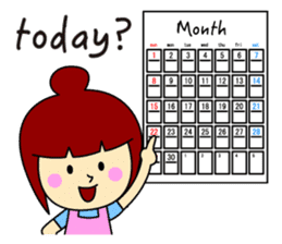 Simple sticker for mom(English) sticker #442556