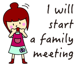 Simple sticker for mom(English) sticker #442560