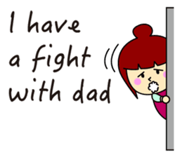 Simple sticker for mom(English) sticker #442564