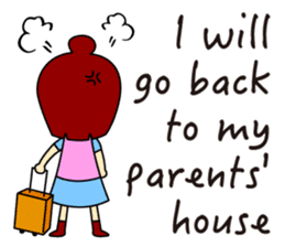 Simple sticker for mom(English) sticker #442568