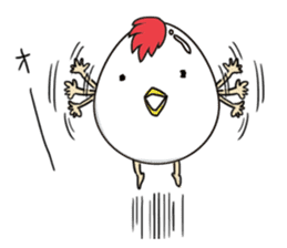 Stately  Boiled eggs - YUDETAMA sticker #442651