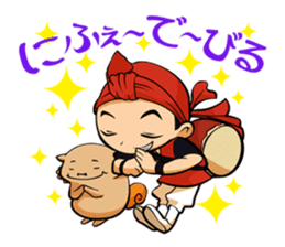 Eisa-kun & Mo-rechan sticker #443433