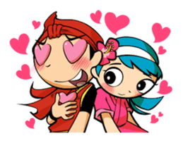 Eisa-kun & Mo-rechan sticker #443438