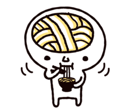 The Noodle-Brain Udonnoww sticker #444085