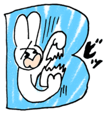 x rabbit's Alphabet Sticker sticker #444490