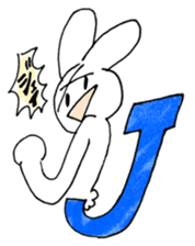 x rabbit's Alphabet Sticker sticker #444498