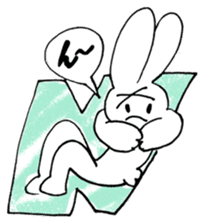 x rabbit's Alphabet Sticker sticker #444502