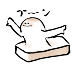 Upbeat Rice Cake sticker #445377