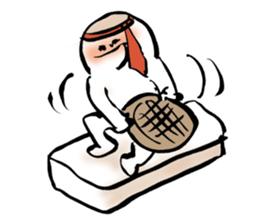 Upbeat Rice Cake sticker #445379