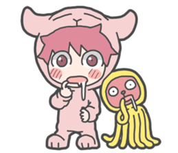 I and something like alien. sticker #445542