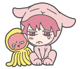 I and something like alien. sticker #445553