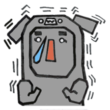 Feeling of cute dog sticker #445588