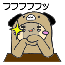 Feeling of cute dog sticker #445594