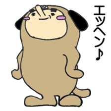 Feeling of cute dog sticker #445607